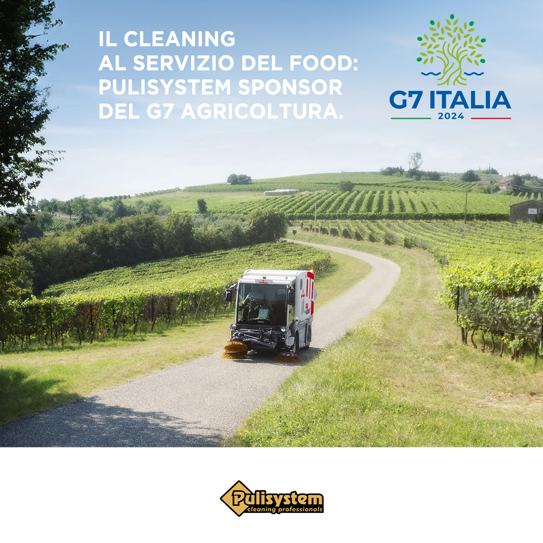 Al momento stai visualizzando Il cleaning al servizio del food: Pulisystem al servizio del G7 Agricoltura