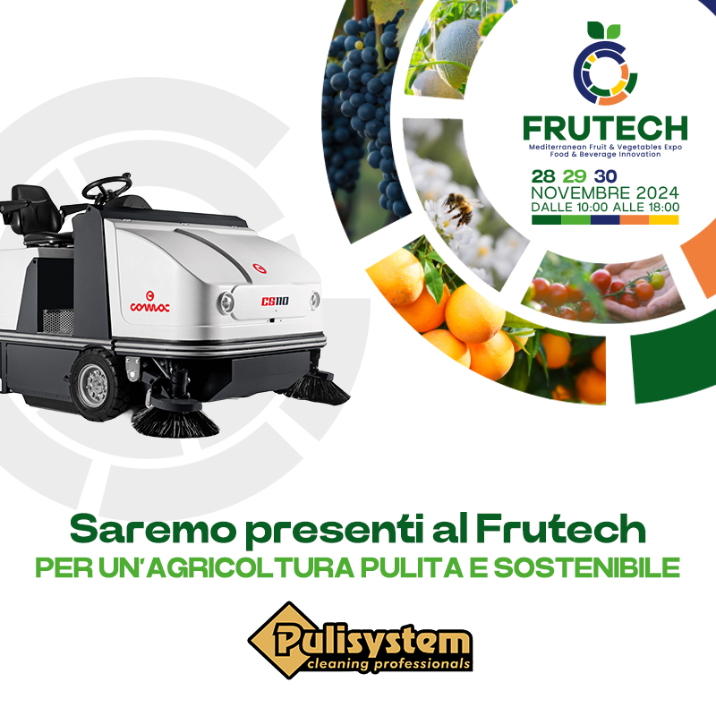 Scopri di più sull'articolo Pulisystem presente al Frutech – PER UN’AGRICOLTURA PULITA E SOSTENIBILE